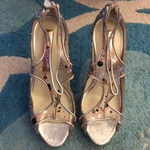 Rupert Sanderson runway glittered heels in size 35